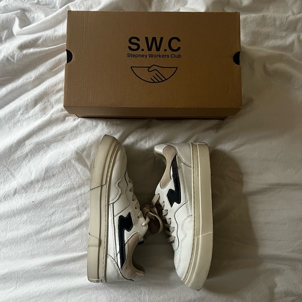 Stepney Workers Club Pearl S-Strike Leather Sneakers